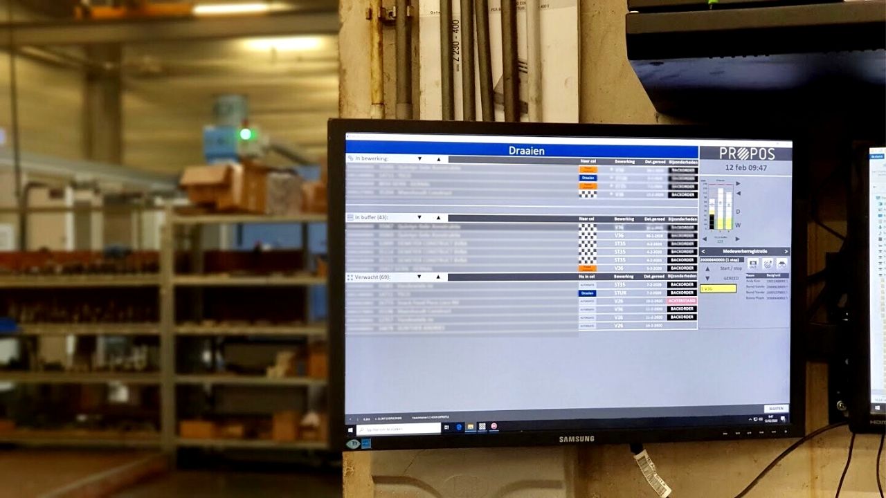 Haeck: kortere doorlooptijden met stappenproductie 5 - propos haeck draaiwerk shop floor control
