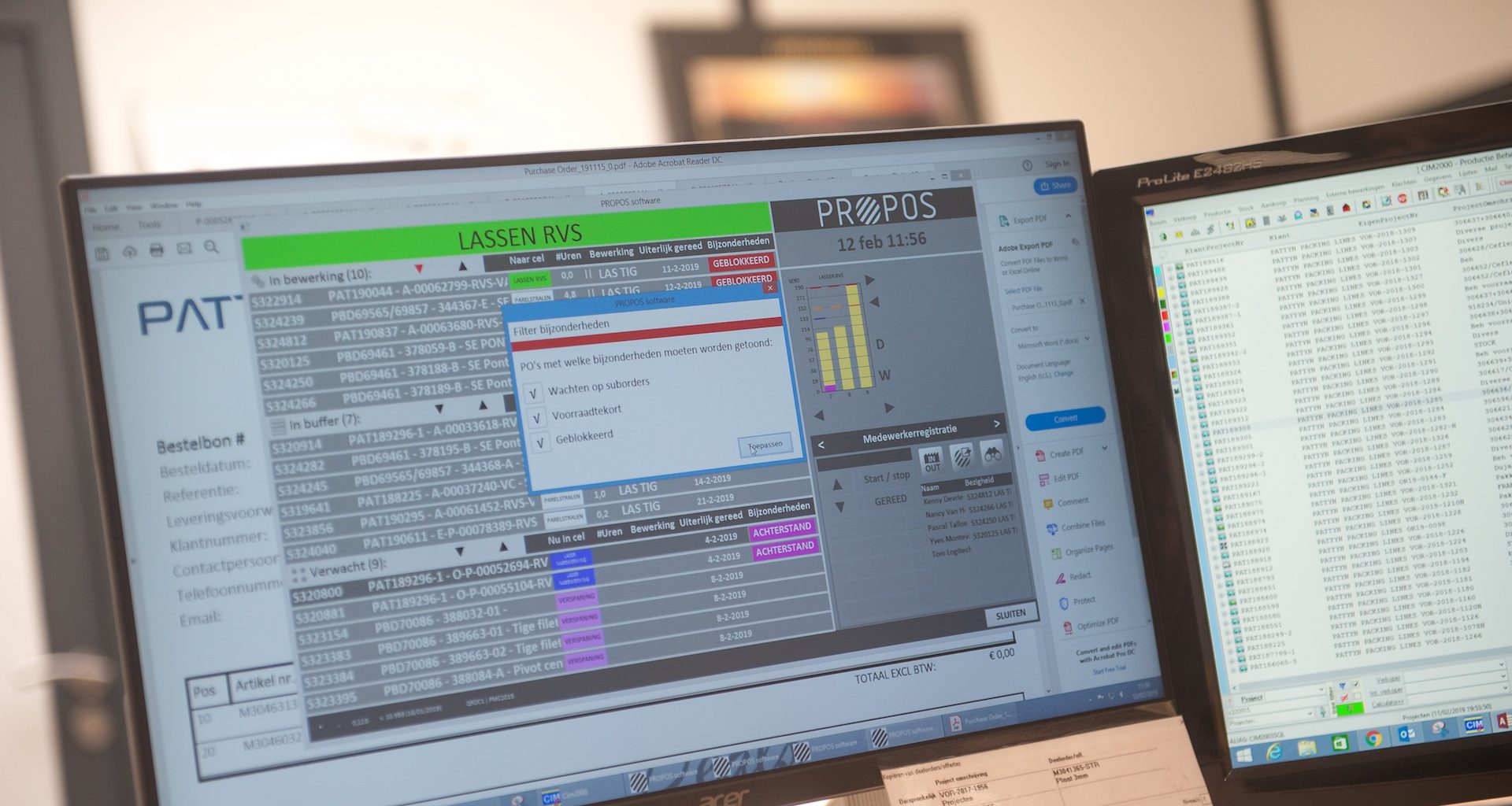 Customer case PMC: shop floor control and QRM 2 - Customer case PMC: shop floor control and QRM -