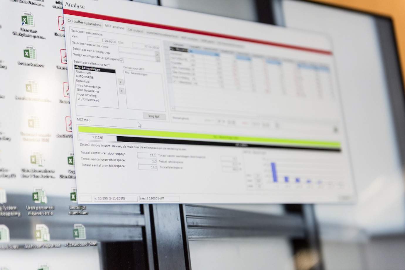 Customer case System Flex: shop floor control and automation of processes 3 - shop floor control system flex analysis